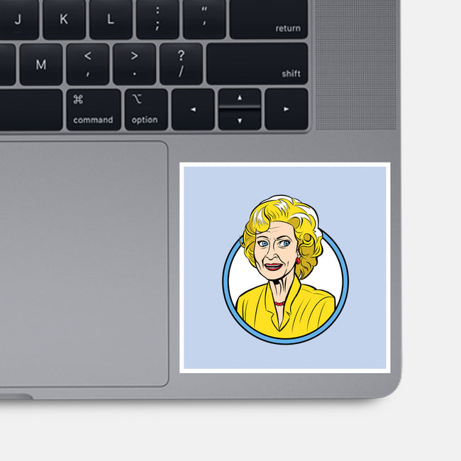 White Delight-none glossy sticker-ibtrav