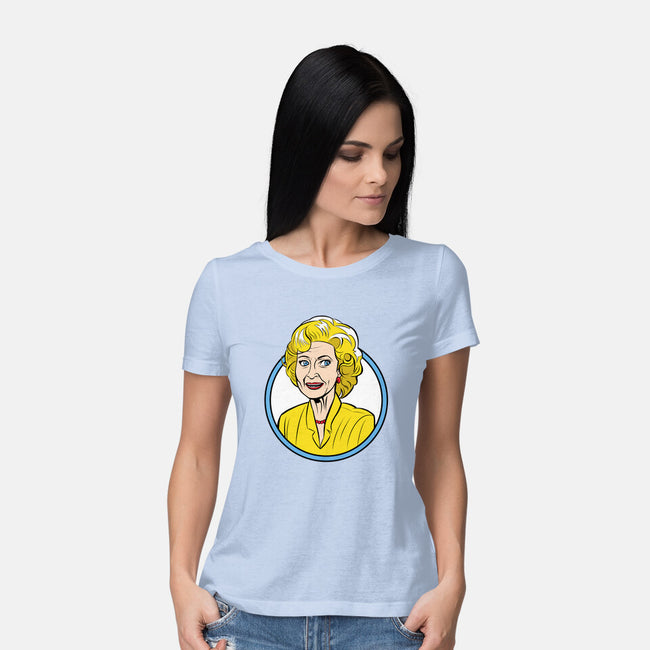 White Delight-womens basic tee-ibtrav