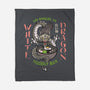 White Dragon Noodle Bar-none fleece blanket-Beware_1984