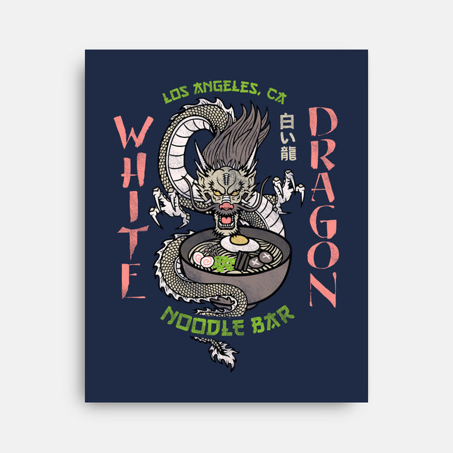 White Dragon Noodle Bar-none stretched canvas-Beware_1984
