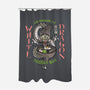 White Dragon Noodle Bar-none polyester shower curtain-Beware_1984