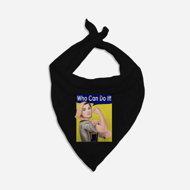 Who Can Do It!-dog bandana pet collar-MarianoSan