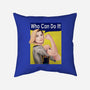 Who Can Do It!-none removable cover throw pillow-MarianoSan