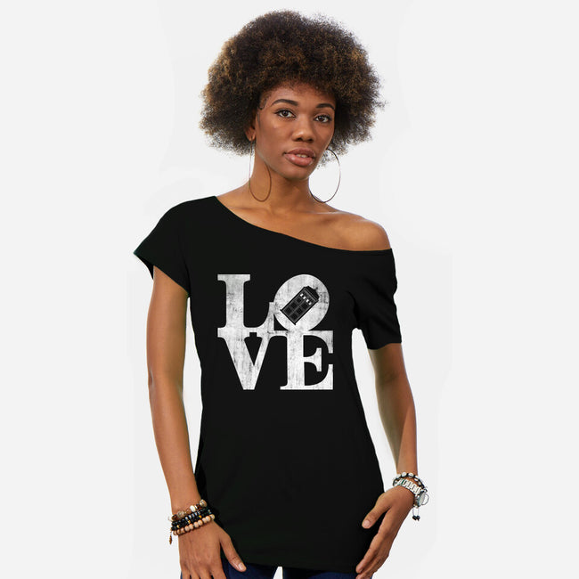 Who Do You Love?-womens off shoulder tee-geekchic_tees