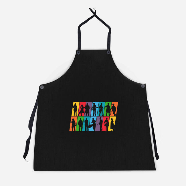Who Is Who-unisex kitchen apron-rocketman_art
