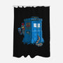 Who-icide Booth-none polyester shower curtain-Bamboota