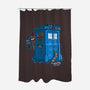 Who-icide Booth-none polyester shower curtain-Bamboota