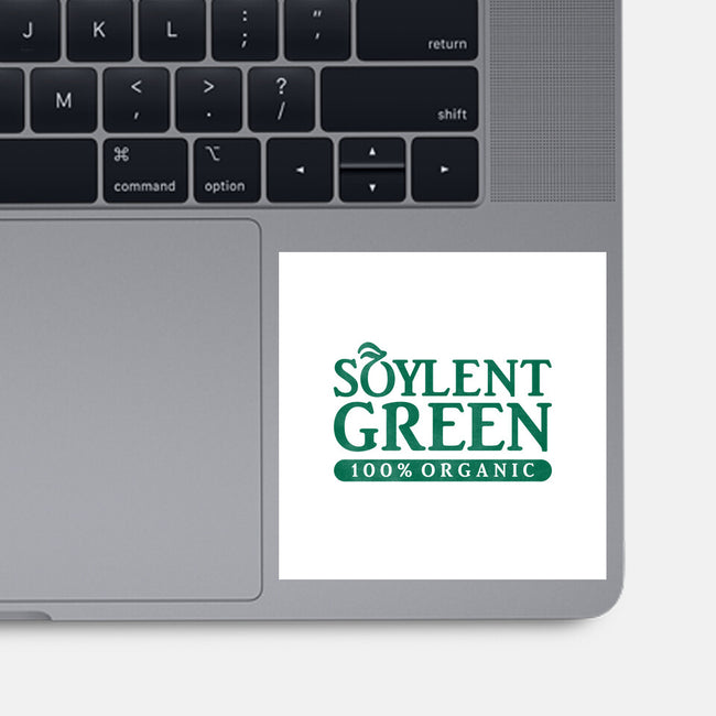 Wholly Organic-none glossy sticker-Beware_1984