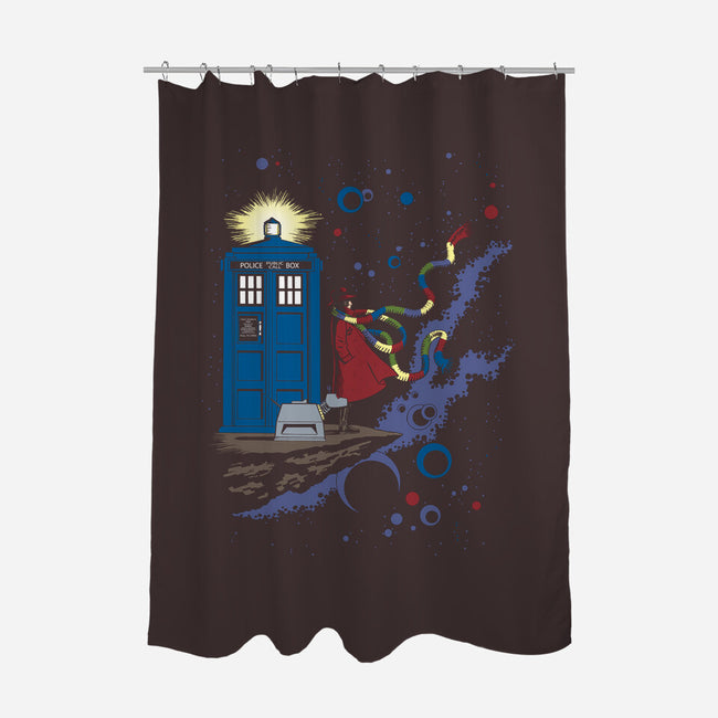 Who's Space-none polyester shower curtain-kal5000