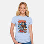 Whovi-O's Ten-womens fitted tee-Bamboota