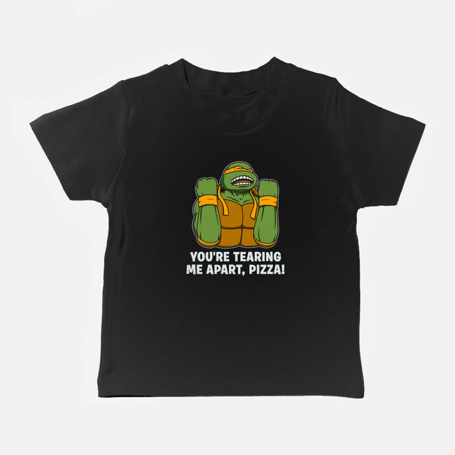 Why Pizza, Why!!!-baby basic tee-pigboom