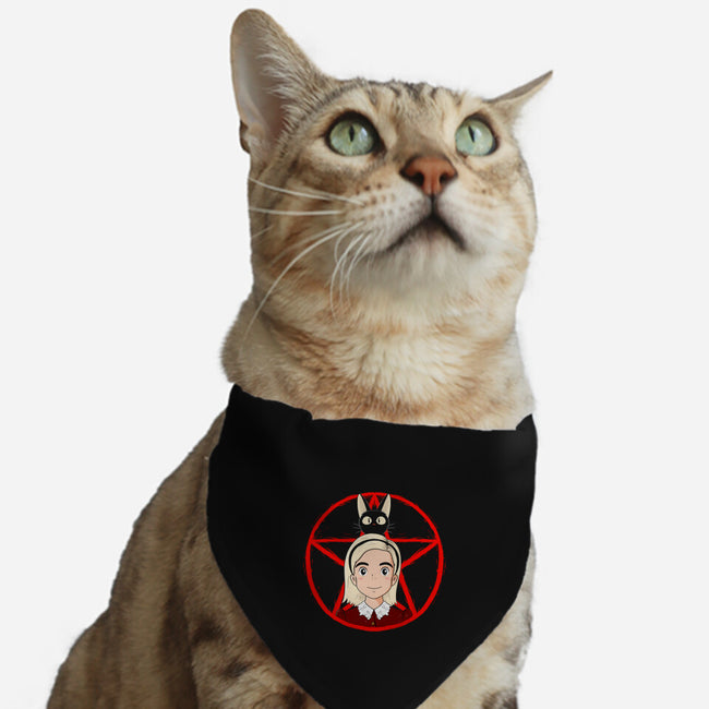 Wicca's Delivery Service-cat adjustable pet collar-MarianoSan