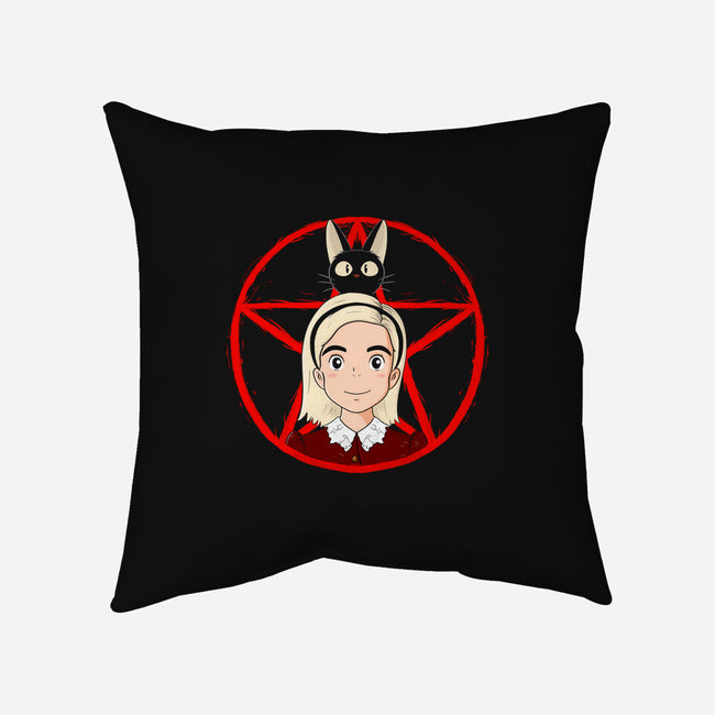 Wicca's Delivery Service-none removable cover throw pillow-MarianoSan