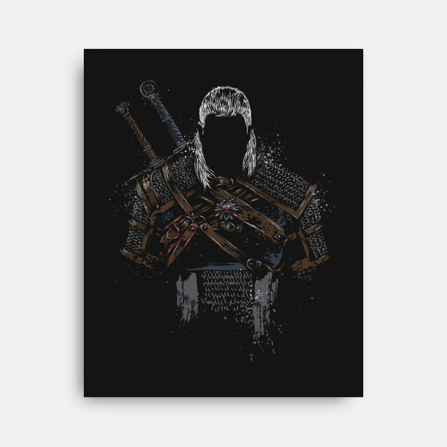 Wild Hunter-none stretched canvas-DrMonekers