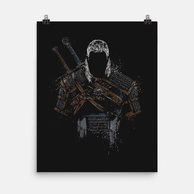 Wild Hunter-none matte poster-DrMonekers