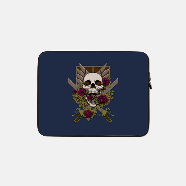 Wings of Freedom-none zippered laptop sleeve-Crumblin' Cookie