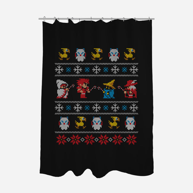 Winter Fantasy-none polyester shower curtain-machmigo