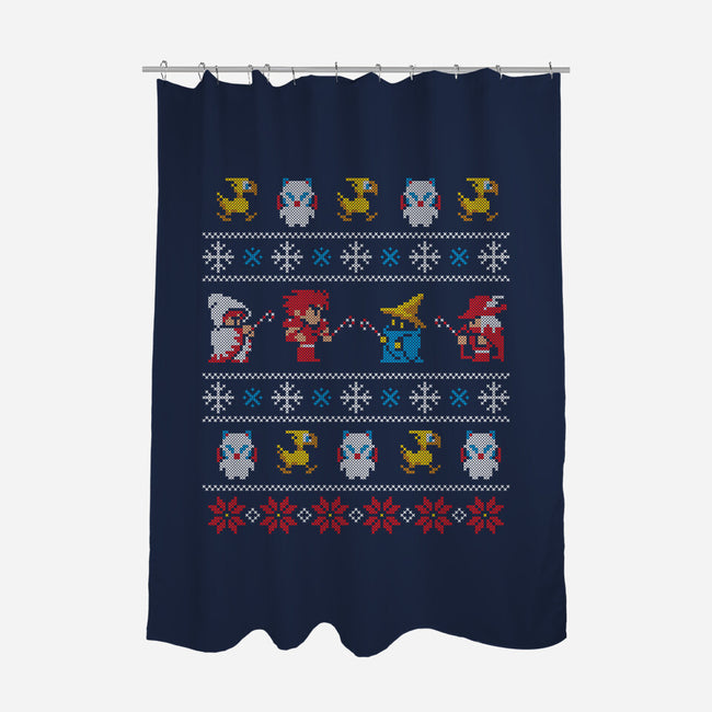 Winter Fantasy-none polyester shower curtain-machmigo