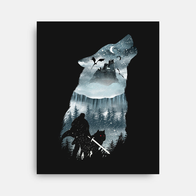 Winter Has Come-none stretched canvas-dandingeroz