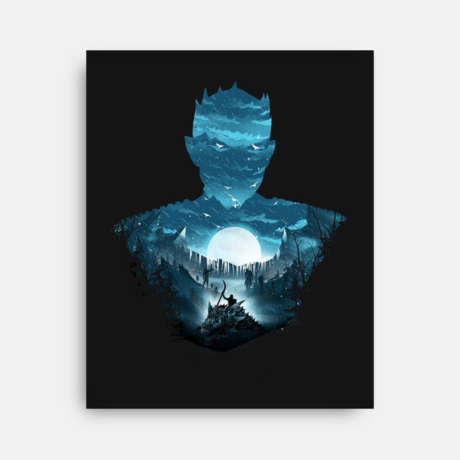 Winter is Coming-none stretched canvas-dandingeroz