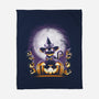 Witch-Cat Night-none fleece blanket-alemaglia