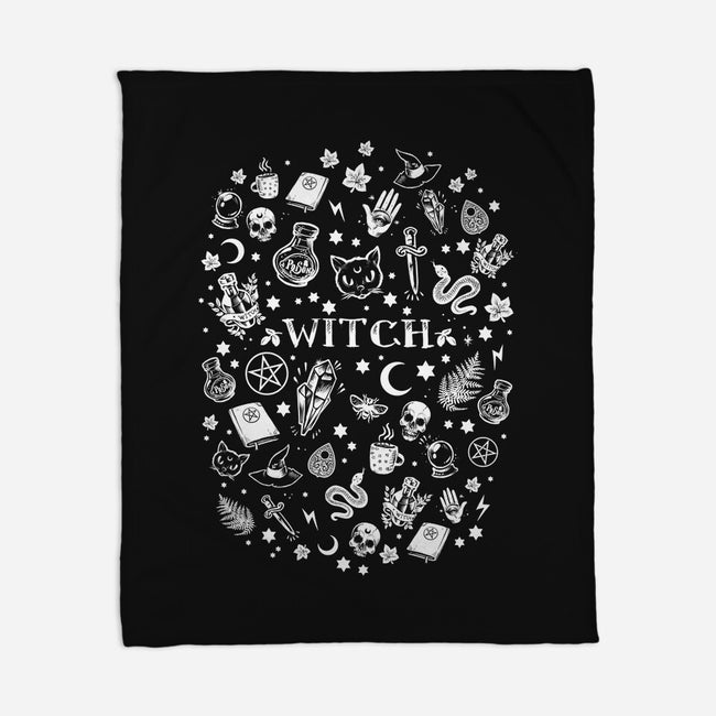 Witching-none fleece blanket-MedusaD