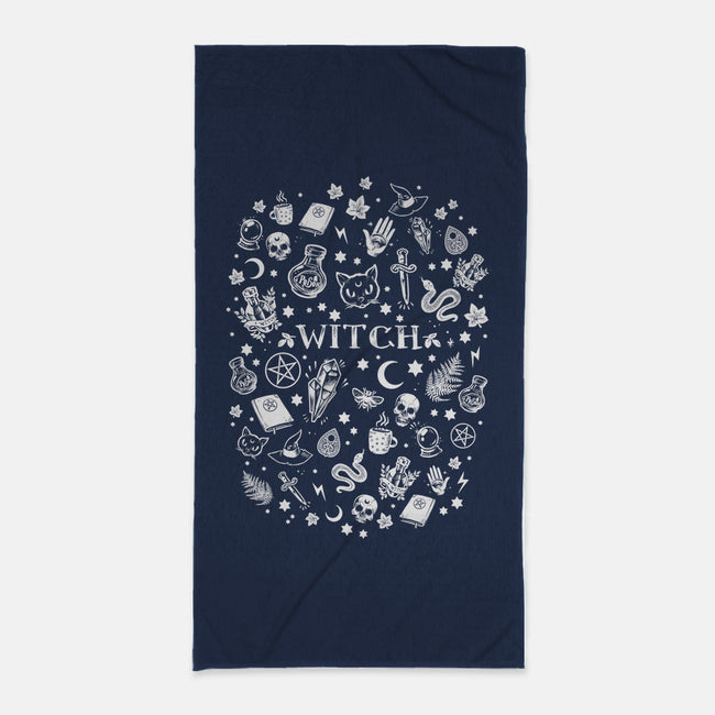 Witching-none beach towel-MedusaD