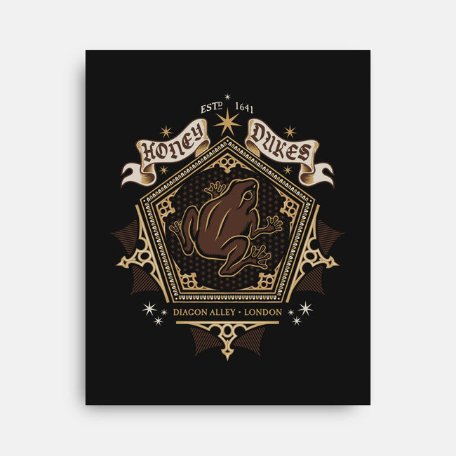 Wizarding Frog-none stretched canvas-Nemons