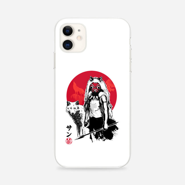Wolf Girl Sumi-e-iphone snap phone case-DrMonekers