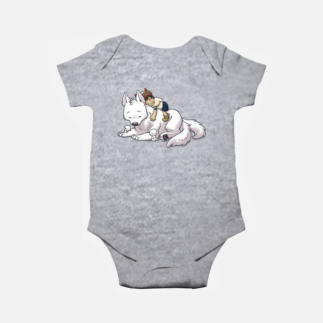 Woman's Best Friends-baby basic onesie-DoOomcat