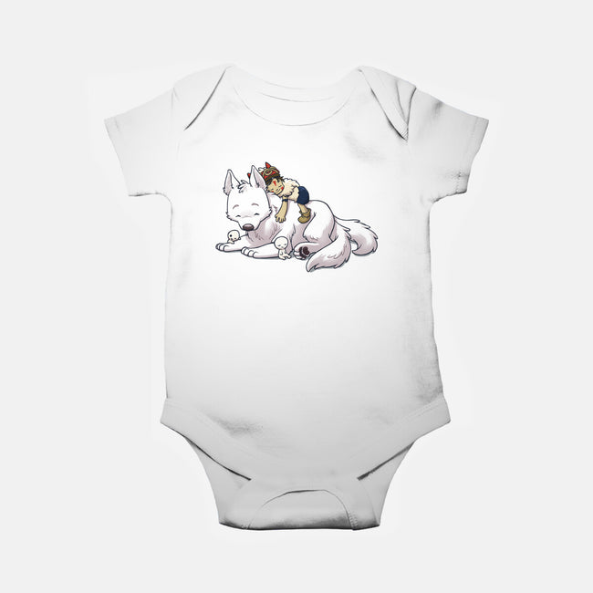 Woman's Best Friends-baby basic onesie-DoOomcat