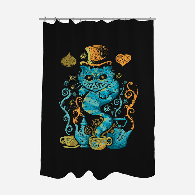 Wonderland Impressions-none polyester shower curtain-Letter_Q