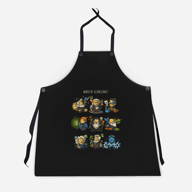 World of Sciencecraft-unisex kitchen apron-Letter_Q