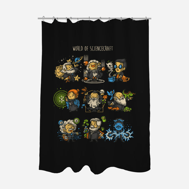 World of Sciencecraft-none polyester shower curtain-Letter_Q