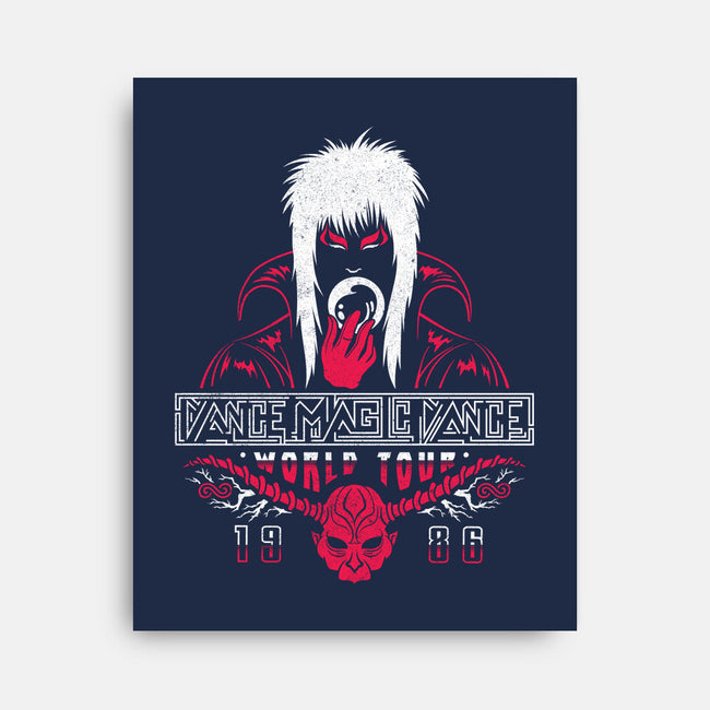 World Tour 1986-none stretched canvas-KatHaynes