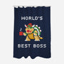 World's Best Boss-none polyester shower curtain-csweiler