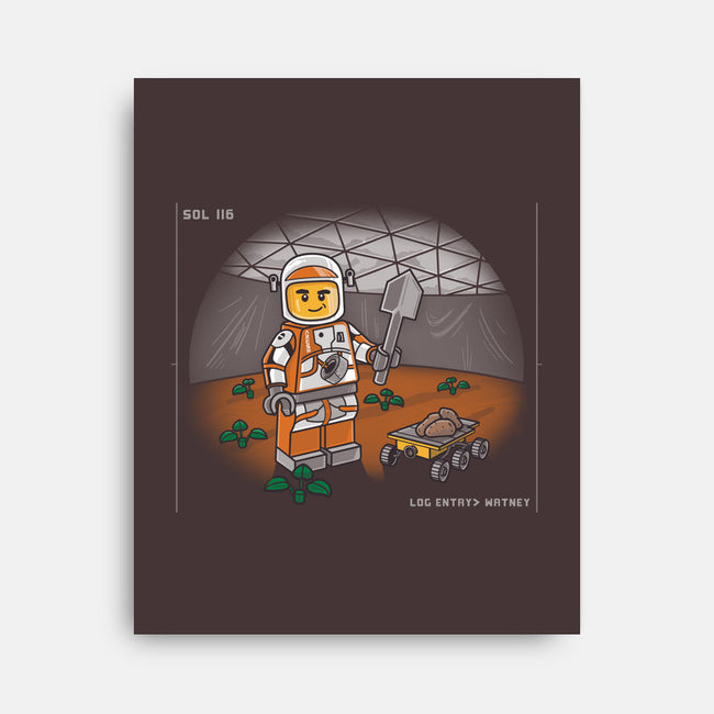 World's Greatest Botanist-none stretched canvas-pacalin