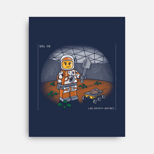 World's Greatest Botanist-none stretched canvas-pacalin