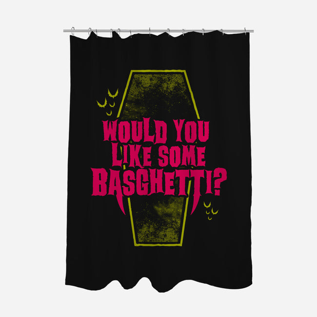 Would You Like Some Basghetti?-none polyester shower curtain-Nemons