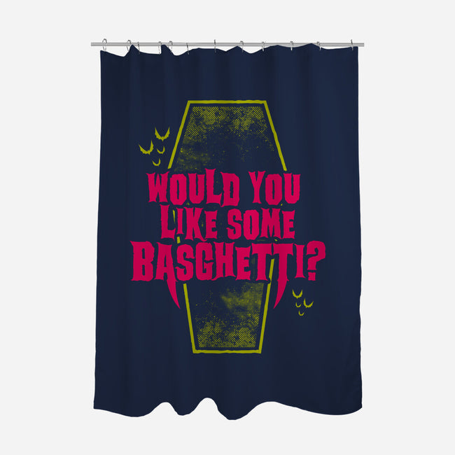Would You Like Some Basghetti?-none polyester shower curtain-Nemons