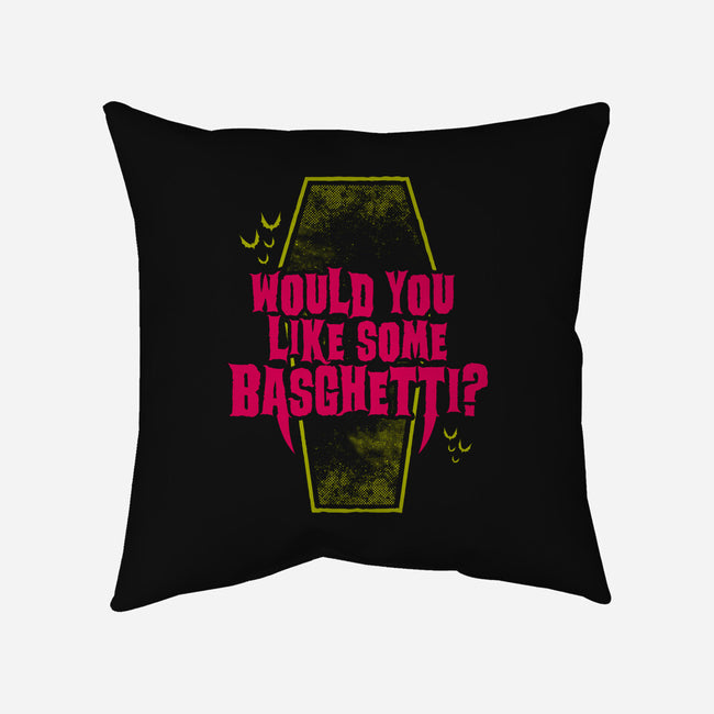 Would You Like Some Basghetti?-none removable cover w insert throw pillow-Nemons