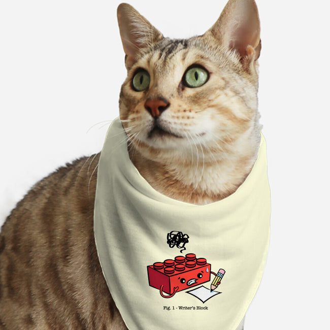Writer's Block-cat bandana pet collar-MJ
