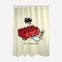Writer's Block-none polyester shower curtain-MJ