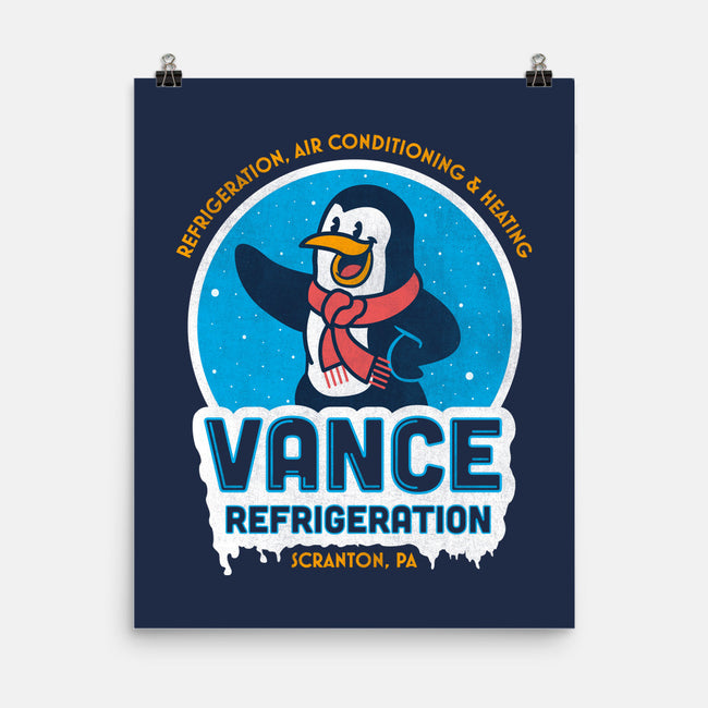 Vance Refrigeration-none matte poster-Beware_1984