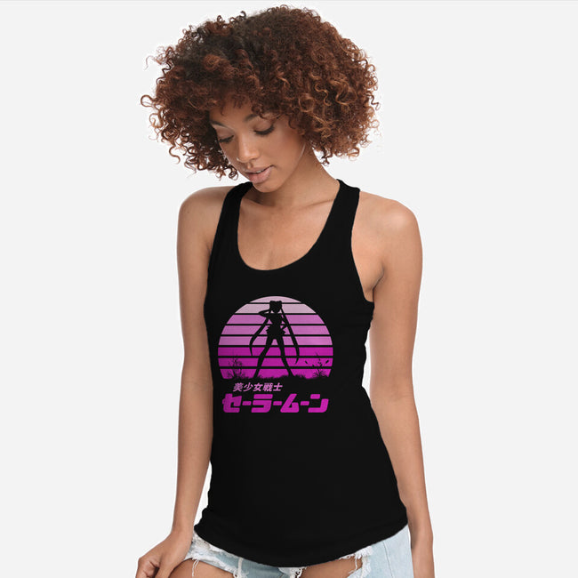 Vintage Sailor Scout-womens racerback tank-manospd