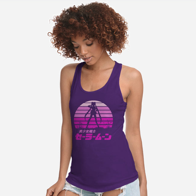 Vintage Sailor Scout-womens racerback tank-manospd
