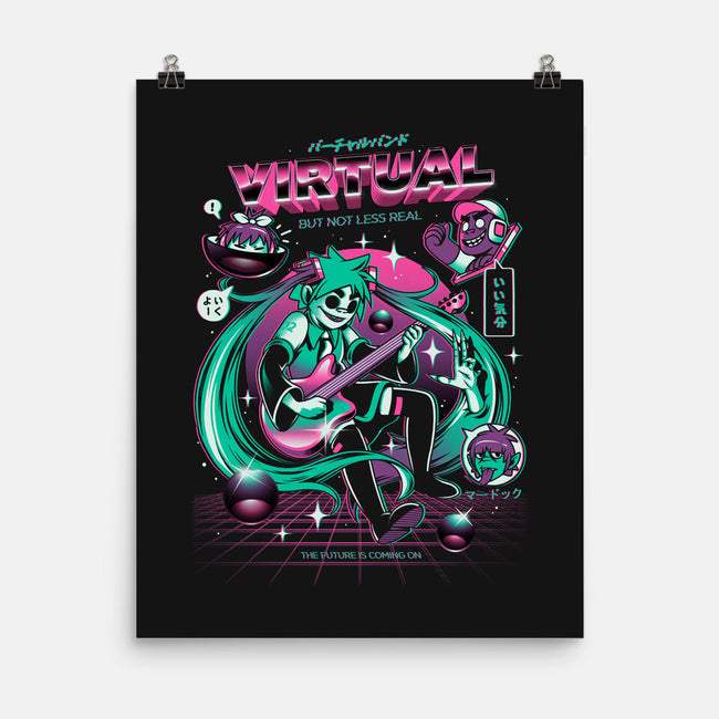 Virtual Band-none matte poster-ilustrata