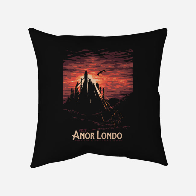 Visit Anor Londo-none removable cover throw pillow-Mathiole