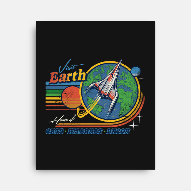 Visit Earth-none stretched canvas-Steven Rhodes