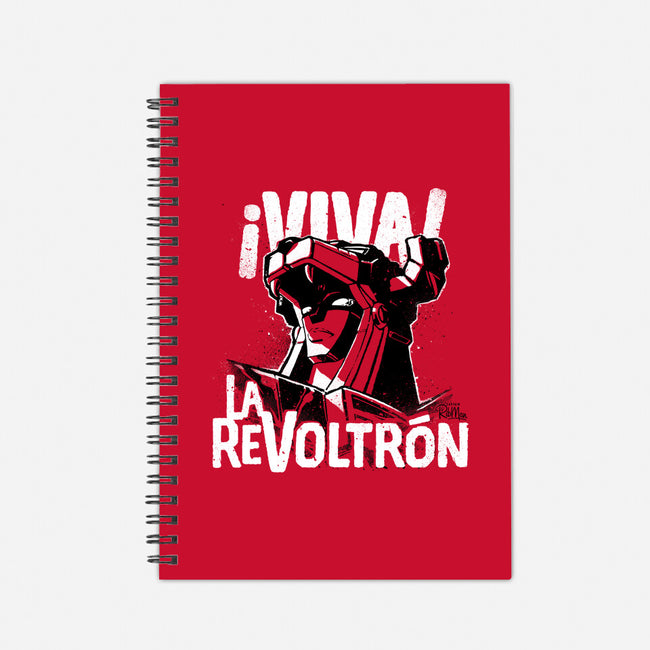 Viva la Revoltron!-none dot grid notebook-Captain Ribman